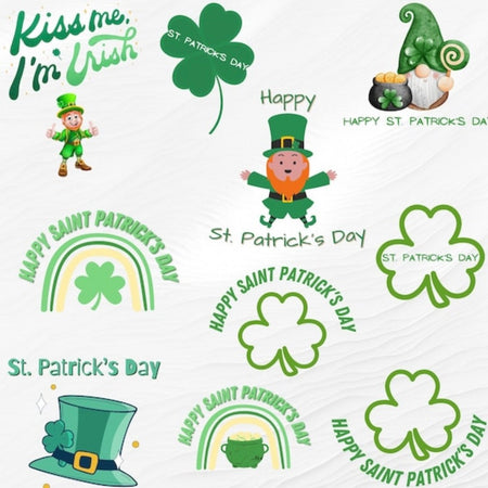 "St. Patrick's Day Digital Image Pack SVG, PNG, PDF"