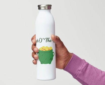 "Creative and festive Irish luck tumbler wrap design for Saint Patrick's Day."