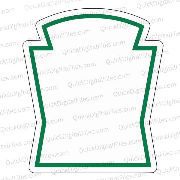 Blank ketchup label template for DIY projects PNG
