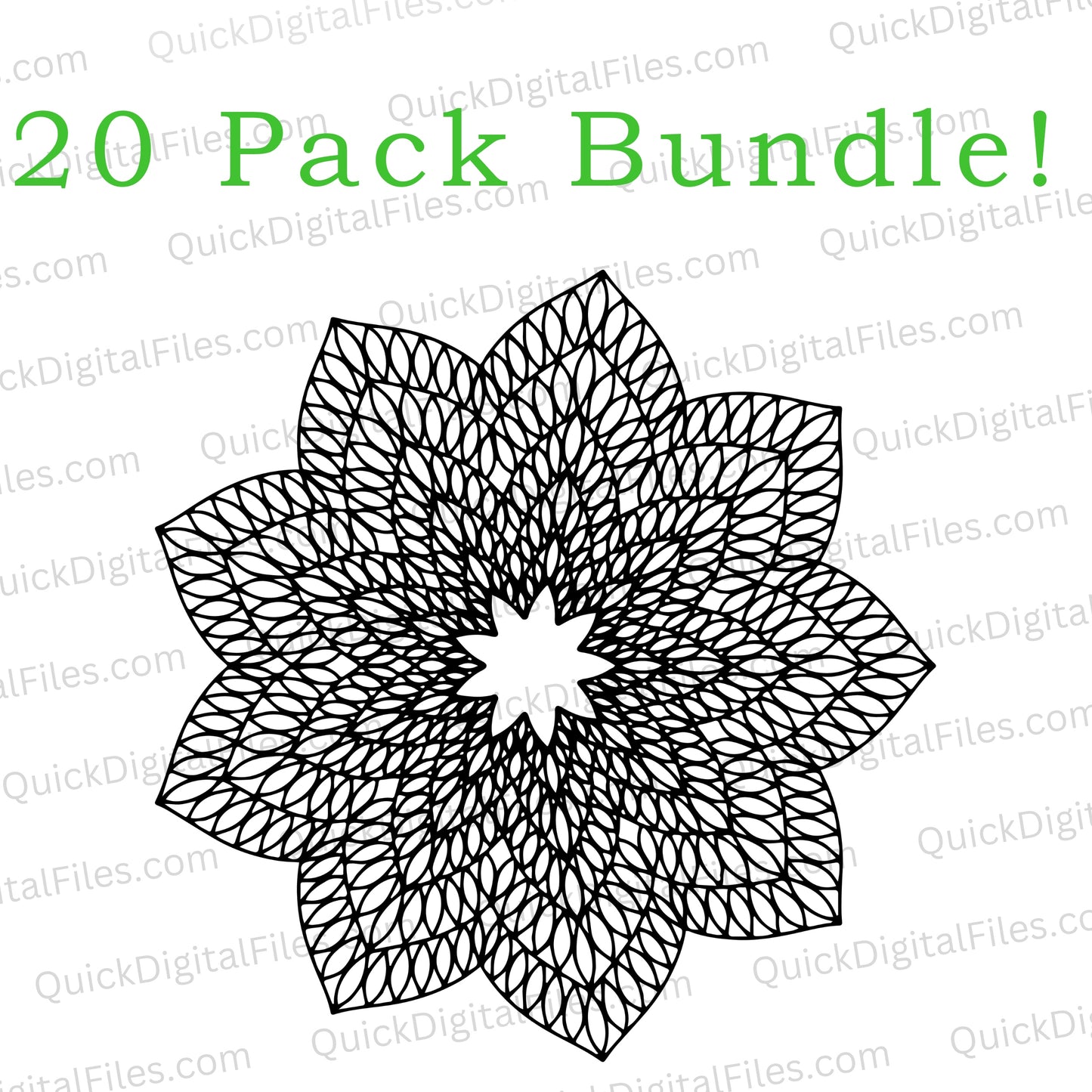 Unique mandala patterns for Cricut
