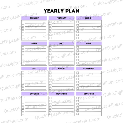 Goal-setting template download for students and professionals
