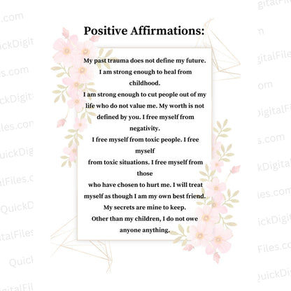 Self-love and confidence affirmations for women
