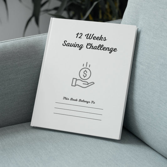 12-Week Saving Challenge PDF with $1,000, $1,500, and $3,000 plans
