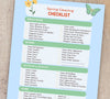 "Digital Spring Cleaning Organizer Checklist PDF"