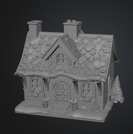 storybook cottage STL