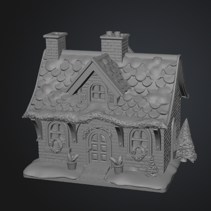 storybook cottage STL