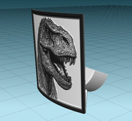 T-Rex Lithophane - 3D Print Your Own Dinosaur