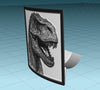 T-Rex Lithophane - 3D Print Your Own Dinosaur