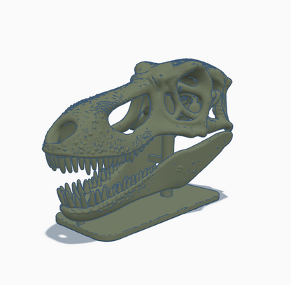 t rex skull 3d model

