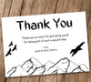 "Editable Nature-Inspired Thank You Card Template Download"