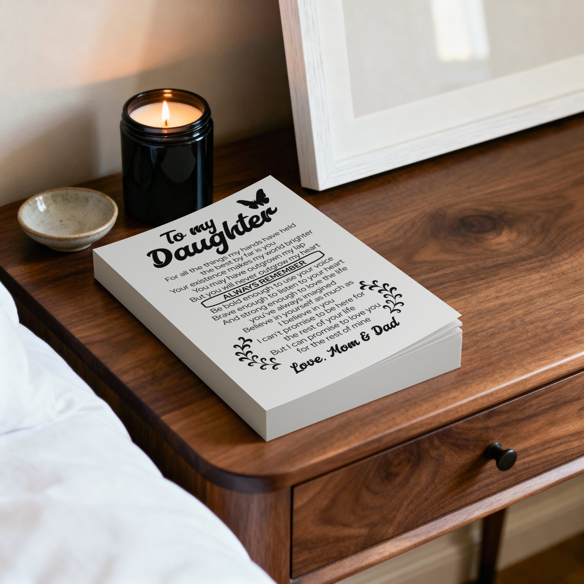 mom and dad to daughter sign file