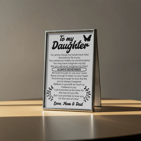 daughter message printable design
