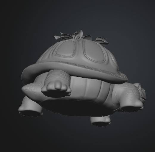 turtle sculpture STL