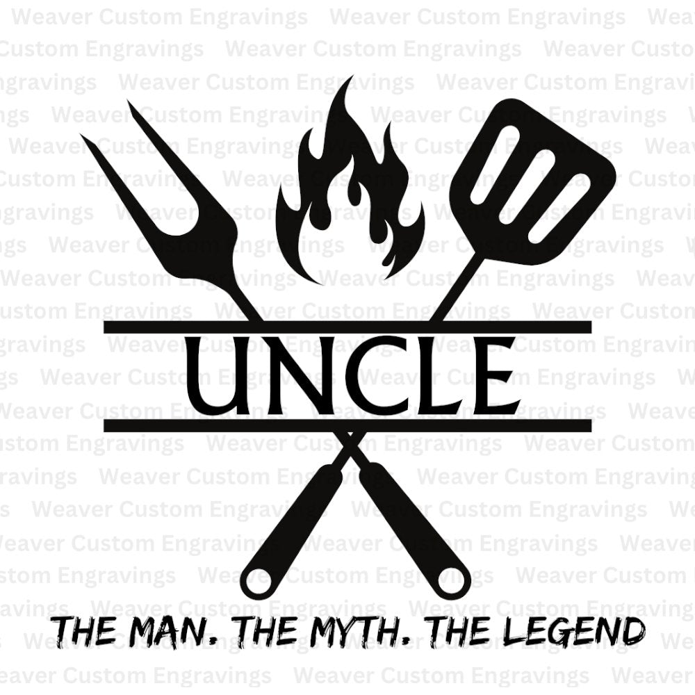 digital BBQ theme for Uncle SVG, PNG, PDF