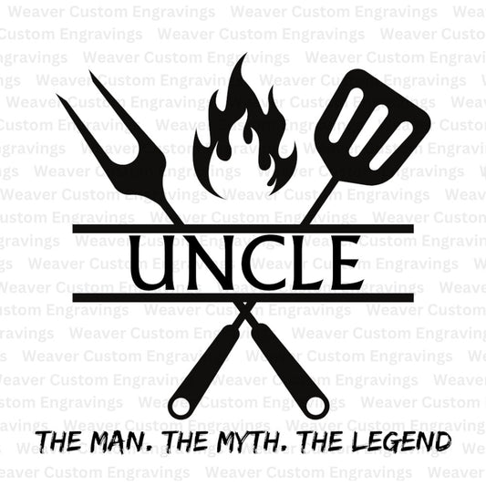 digital BBQ theme for Uncle SVG, PNG, PDF