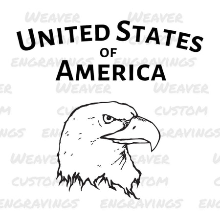 "USA with Eagle Patriotic Graphic SVG, PNG, PDF"