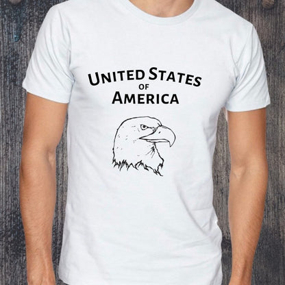 "Patriotic USA Eagle Design for Apparel and Decor"