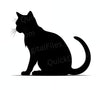 Cat silhouette PNG for download