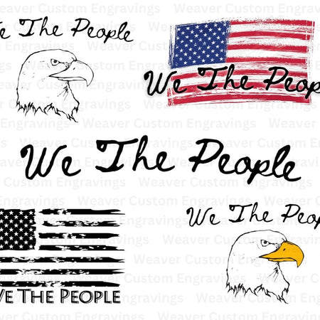 'We The People' - Patriotic Digital Designs Pack Download