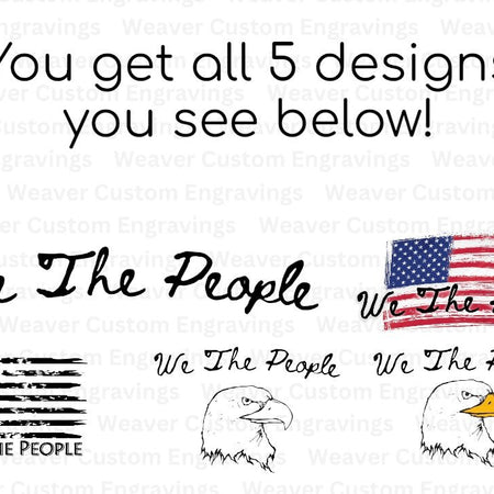 we the people American flag eagle clipart svg png jpeg files