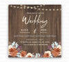 "Rustic Wedding Invitation Template Download"