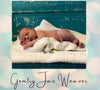 "Customizable Welcome Baby Birth Announcement Card Template"