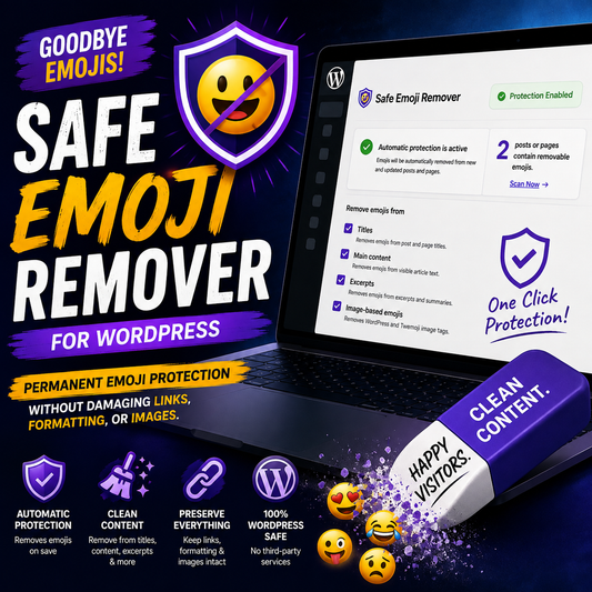 wordpress emoji remover
