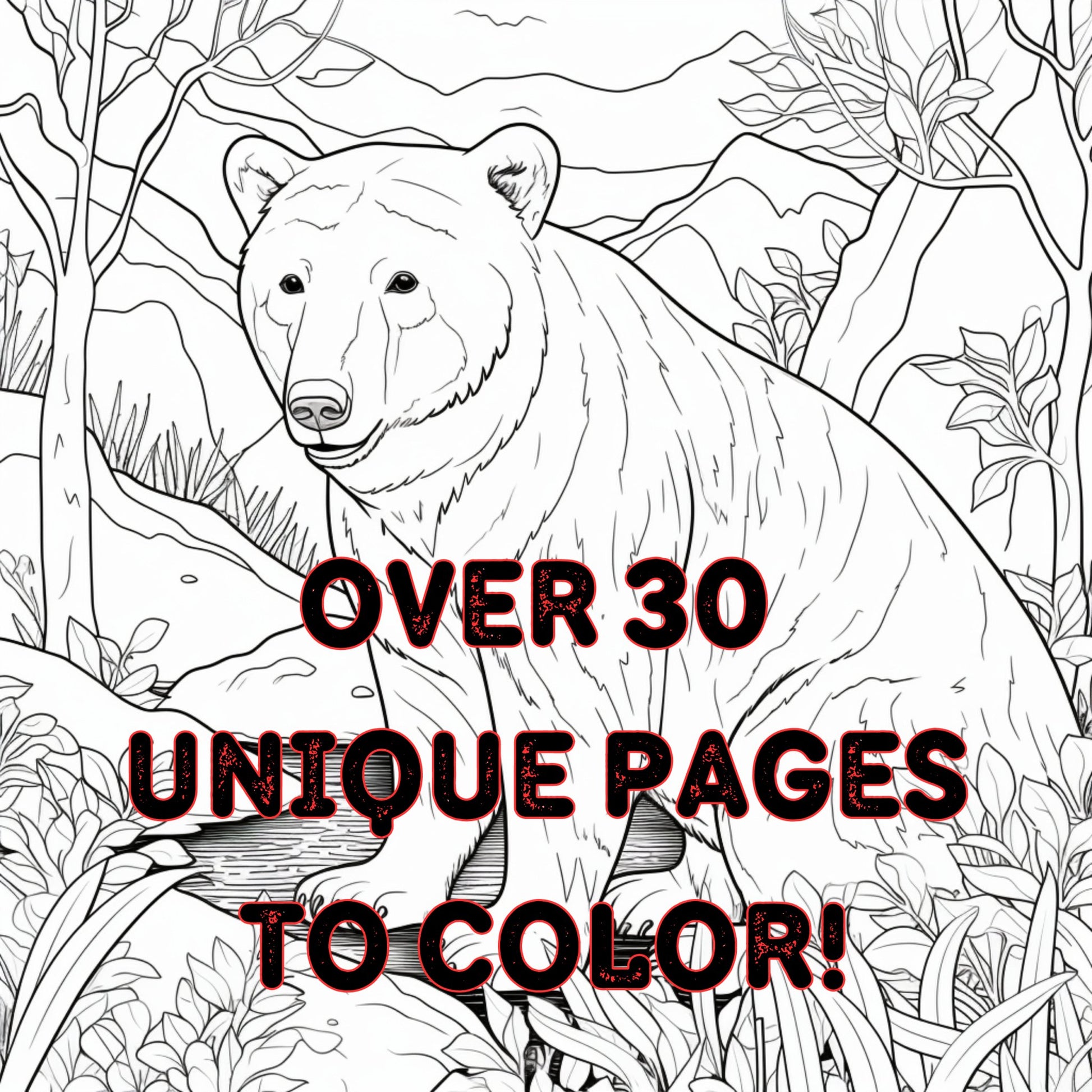 "Downloadable Zoo Creatures Coloring Book Pages"