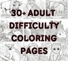 "Zoo Animal Collection Digital Coloring Pages PNG"